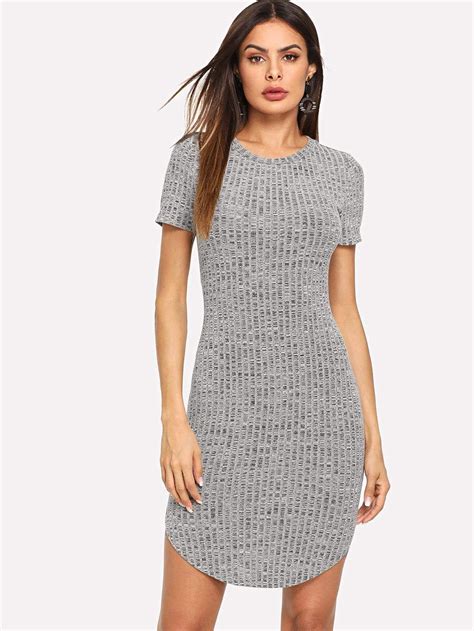 Shein knitwear dresses - SHEIN Clasi Contrast Lace Overlap Collar Marled Knit Dress 1pair Thick Warm Knitted Wool Socks For Women, Over The Knee Style, Autumn & Winter SHEIN Essnce Plus Colorblock Tie Neck Lantern Sleeve Ruffle Hem Smock Dress 